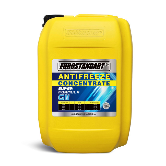 Охолоджувальна рідина EUROSTANDART ANTIFREEZE SUPER FORMULA G11 CONCENTRATE